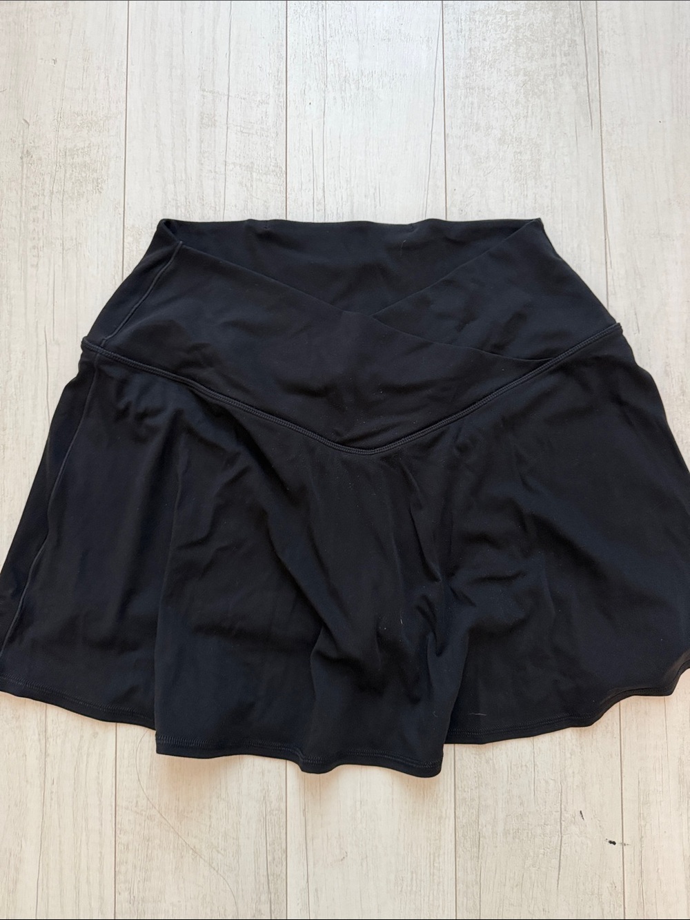 Aerie offline Black Women's Athletic Skater Skirt with Built-In Shorts